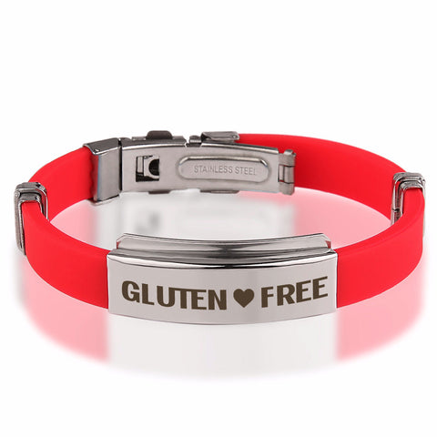 Official GLUTEN ❤ FREE Stainless Steel Bracelets