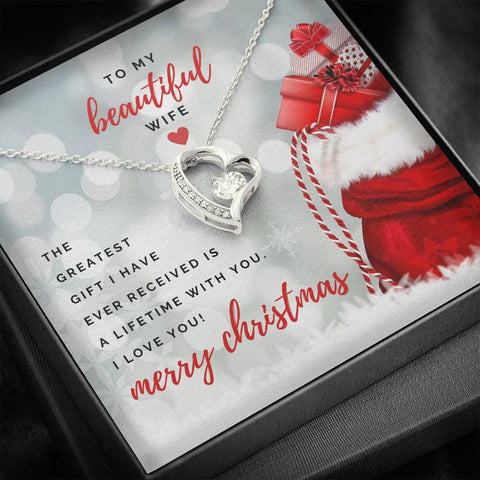To my beautiful wife - Merry Christmas , forever heart